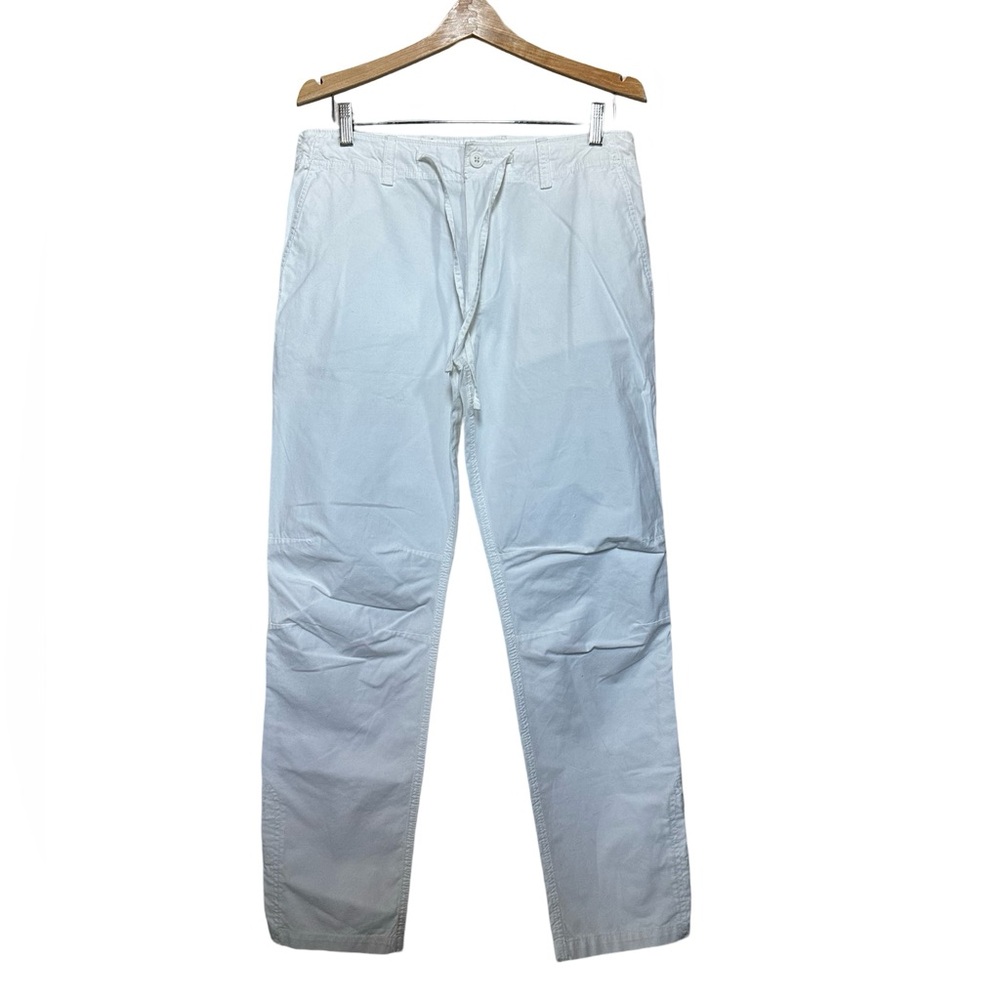 Express Weekend Pant Lightweight Cotton White Women Size 32.